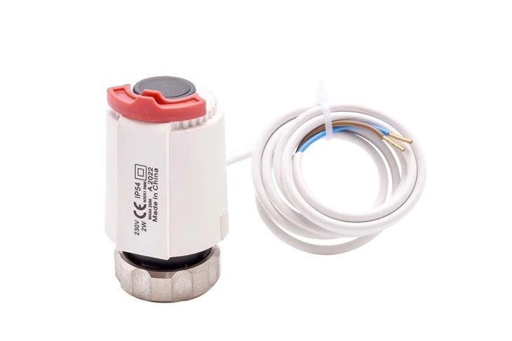 Blue Manual Thermal Actuator Valve